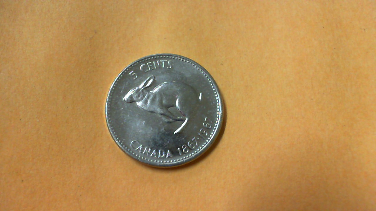 1967 Canada Centennial nickel 1967 Canada Centennial nickel
